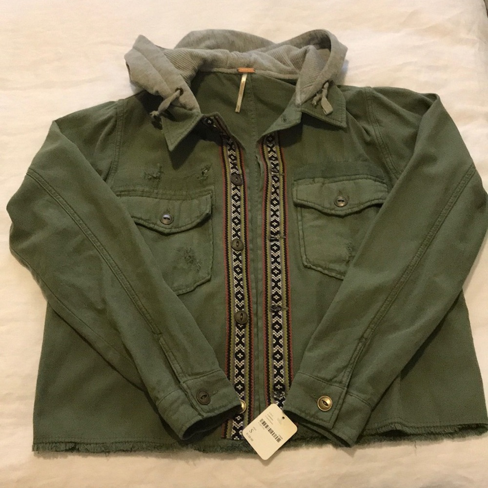 Free People Army Jacket